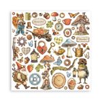 Blocco da 22 carte Scrap Single Face Hidden Grove 20 x 20