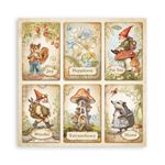 Blocco da 22 carte Scrap Single Face Hidden Grove