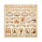 Blocco da 22 carte Scrap Single Face Silent Night