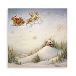 Blocco da 22 carte Scrap Single Face Silent Night