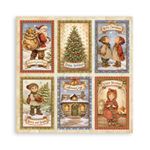 Blocco da 22 carte Scrap Single Face Silent Night 20 x 20