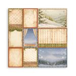 Blocco da 22 carte Scrap Single Face Silent Night 20 x 20