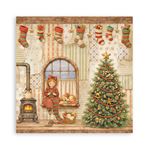 Blocco da 22 carte Scrap Single Face Silent Night 20 x 20