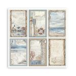 Blocco da 22 carte Scrap Single Face Silent Sea 20 x 20