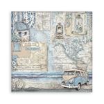 Blocco da 22 carte Scrap Single Face Silent Sea 20 x 20