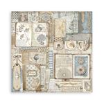Blocco da 22 carte Scrap Single Face Silent Sea 20 x 20