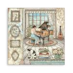 Blocco da 22 carte Scrap Single Face Symphony 20 x 20