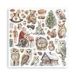 Blocco da 22 carte Scrap Single Face The Owl's House 20 x 20