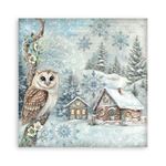 Blocco da 22 carte Scrap Single Face The Owl's House 20 x 20