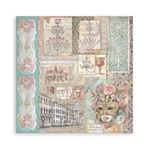 Blocco da 22 carte Scrap Single Face Venice City of Art 20 x 20