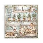 Blocco da 22 carte Scrap Single Face White Christmas