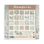 Blocco da 22 carte Scrap Single Face White Christmas