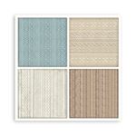 Blocco da 22 carte Scrap Single Face White Christmas 20 x 20