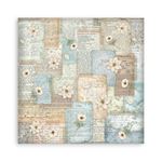Blocco da 22 carte Scrap Single Face White Christmas 20 x 20