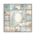 Blocco da 22 carte Scrap Single Face White Christmas