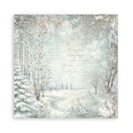 Blocco da 22 carte Scrap Single Face White Christmas
