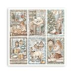 Blocco da 22 carte Scrap Single Face White Christmas