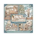 Blocco da 22 carte Scrap Single Face White Christmas