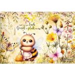 Blocco di Carte Art Journaling Set Sfondi Floreali