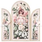 Blocco di Carte Art Journaling Set Sfondi Floreali