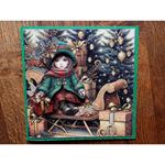 Blocco di Carte Art Journaling & Card Making Set Christmas Red 2