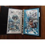 Blocco di Carte Art Journaling & Card Making Set Winter Blue