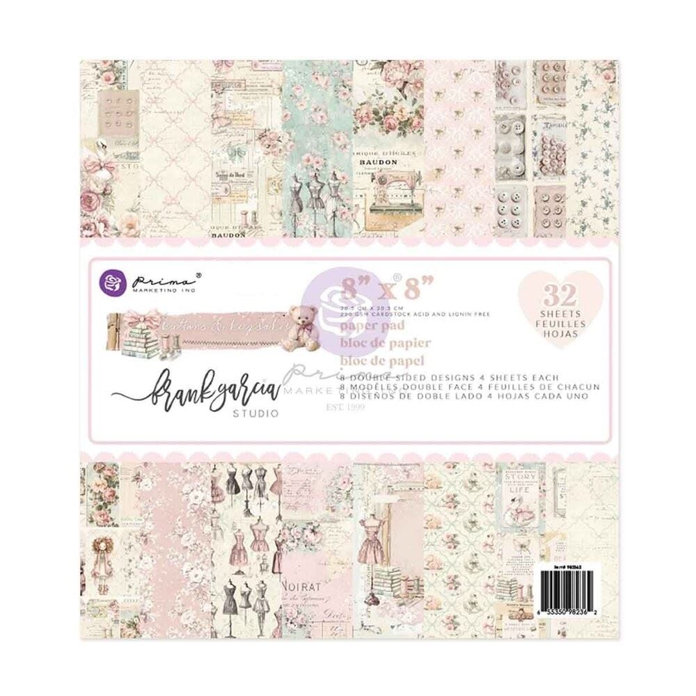 Blocco di Carte Buttons & Keepsakes 20 x 20