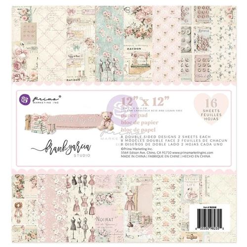 Blocco di Carte Buttons & Keepsakes 30 x 30