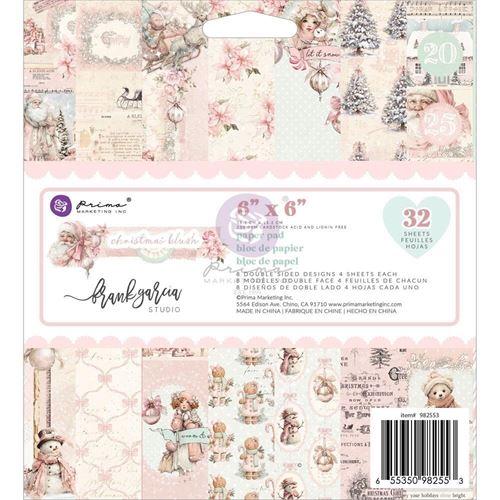 Blocco di Carte Christmas Blush 15 x 15 Prima Marketing
