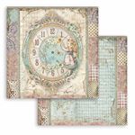 Blocco di Carte Scrap Alice through the looking glass cm 20 x 20