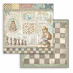 Blocco di Carte Scrap Alice through the looking glass cm 20 x 20