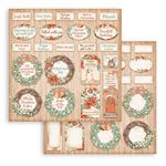 Blocco di Carte Scrap All Around Christmas cm 20 X 20