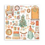 Blocco di Carte Scrap All Around Christmas cm 30 X 30