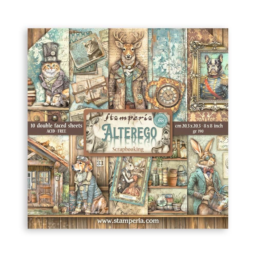 Blocco di Carte Scrap Alterego cm 20 X 20