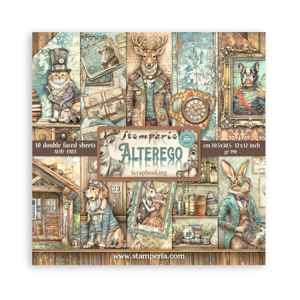 Blocco di Carte Scrap Alterego cm 30 X 30