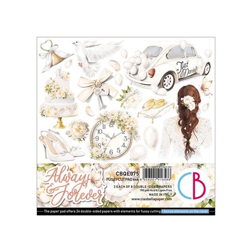 Blocco di Carte Scrap Always & Forever cm 15 x 15