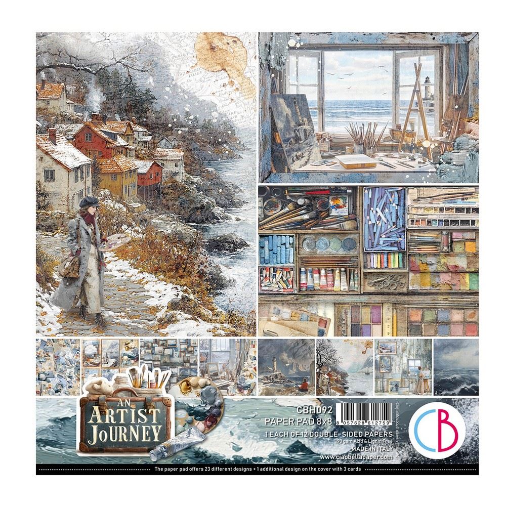 Blocco di Carte Scrap An Artist Journey cm 20 x 20