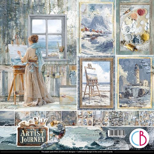 Blocco di Carte Scrap An Artist Journey cm 30 x 30