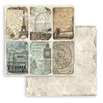 Blocco di Carte Scrap Around the World cm 20 X 20