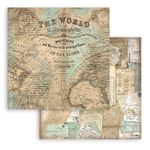 Blocco di Carte Scrap Around the World cm 20 X 20