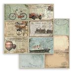 Blocco di Carte Scrap Around the World cm 20 X 20