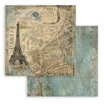 Blocco di Carte Scrap Around the World cm 20 X 20