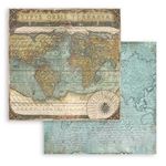 Blocco di Carte Scrap Around the World cm 20 X 20