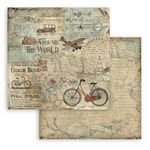 Blocco di Carte Scrap Around the World cm 20 X 20