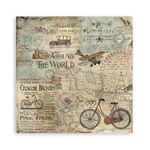 Blocco di Carte Scrap Around the World cm 20 X 20