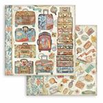 Blocco di Carte Scrap Art of Travelling cm 30 X 30