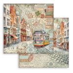 Blocco di Carte Scrap Art of Travelling cm 30 X 30