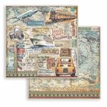 Blocco di Carte Scrap Art of Travelling cm 30 X 30