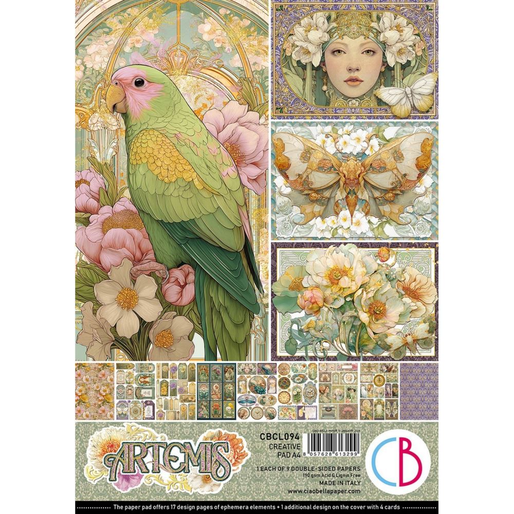 Blocco di Carte Scrap Artemis Creative Pad A4