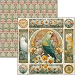 Blocco di Carte Scrap Artemis Patterns Pad cm 30 x 30